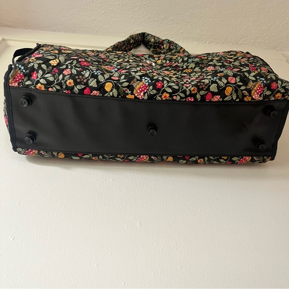 Lillian Vernon quilted tote bag with NJD initials - Picture 5 of 5